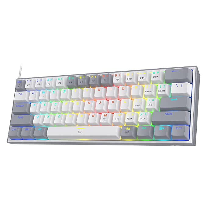K617 Fizz 60% Wired RGB Gaming Keyboard, 61 Keys