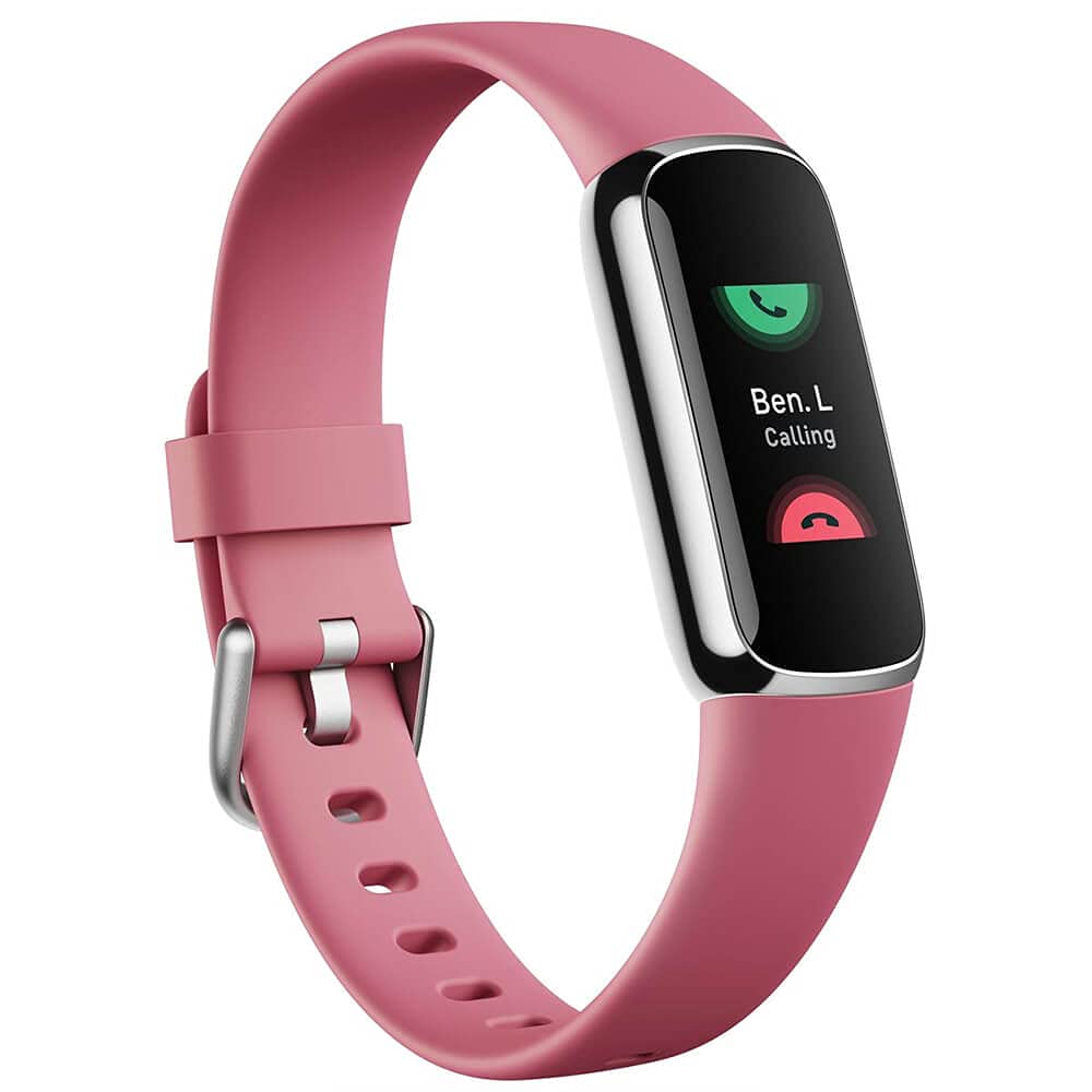 Pink & Black Luxe Lunar Sleep Tracking Stress & Heart Rate Fitness Band